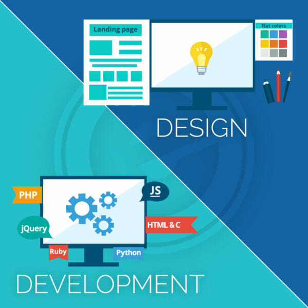 How web designing is different from web development...