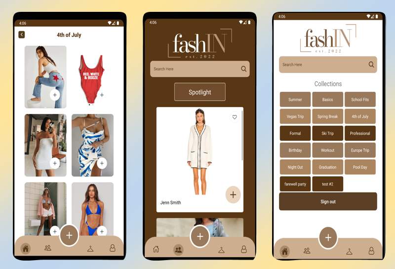 FashIN Mobile app